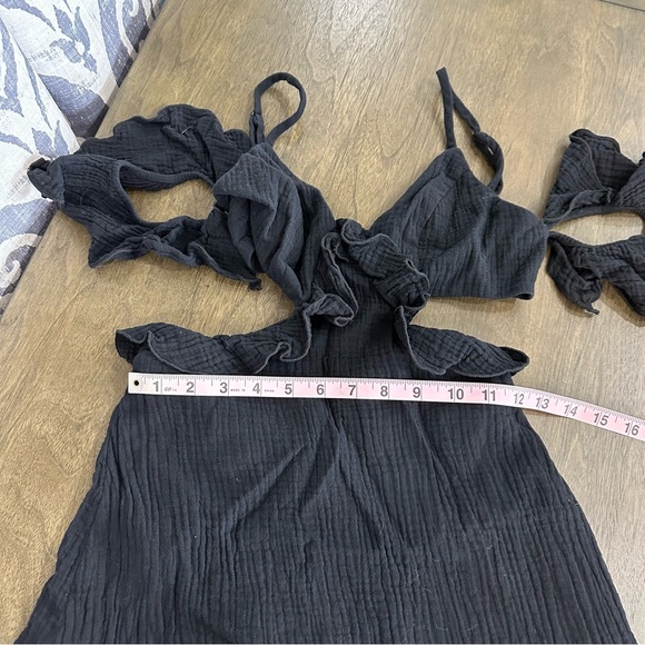 MAJORELLE Black Ruffled Dress - Picture 3 of 10